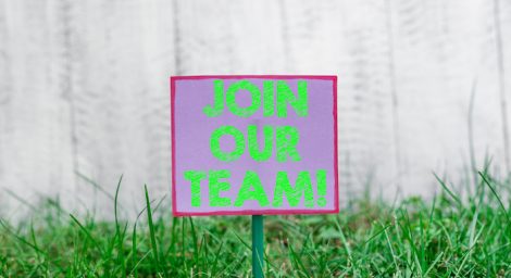 Image of sign saying Join Our Team